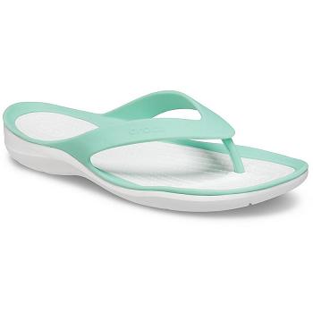 Crocs Swiftwater Zelene - Damske Sandále